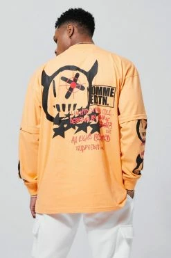 Buy 👍 Oversized Boxy Heavy Weight Graphic T-shirt Cobalt 👍