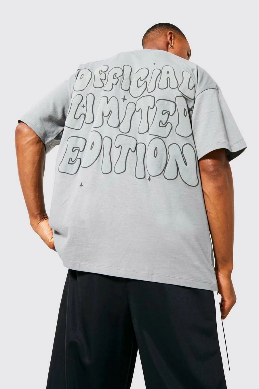 Hot Sale ๐ Oversized Official Puff Print T-shirt Charcoal โ 3 Hot Sale ๐ Oversized Official Puff Print T-shirt Charcoal โ
