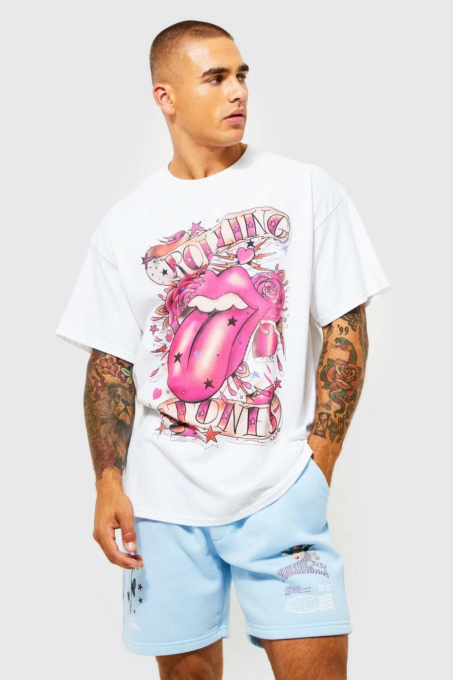 Best reviews of ⭐ Oversized Rolling Stones License T-shirt White 👏 3 Best reviews of ⭐ Oversized Rolling Stones License T-shirt White 👏